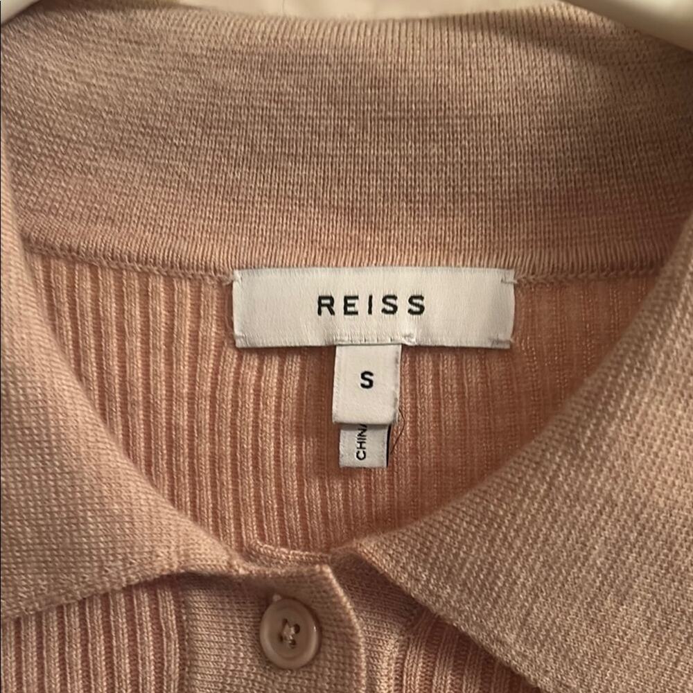 Reiss Women's Ribbed Tan Top - Picture 2 of 7